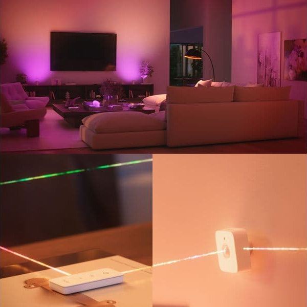 Philips Hue 3 smarte E27-Lampen + Dimmschalter + Hue Bridge Pro