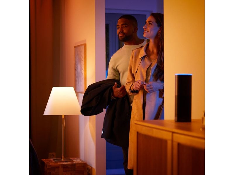 Philips Hue 3 smarte E27-Lampen + Dimmschalter + Hue Bridge Pro