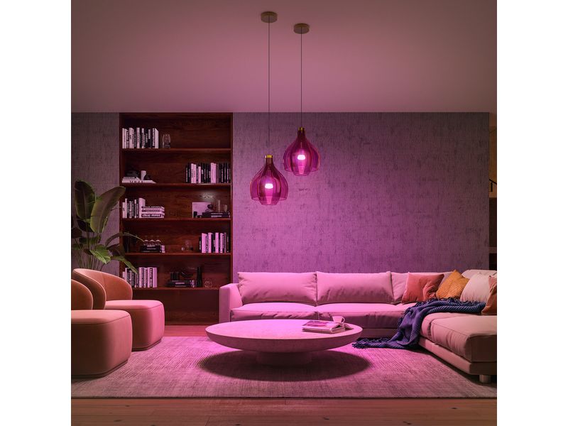 Philips Hue 3 smarte E27-Lampen + Dimmschalter + Hue Bridge Pro
