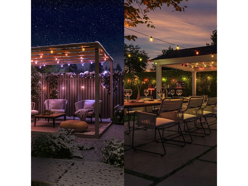 Philips Hue LED-Lichterkette Festavia Globe Outdoor Erweiterung 7 m CH