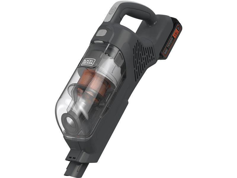 BLACK+DECKER Akku-Hand- und Stielsauger BHFEA18D1-QW Grau/Orange
