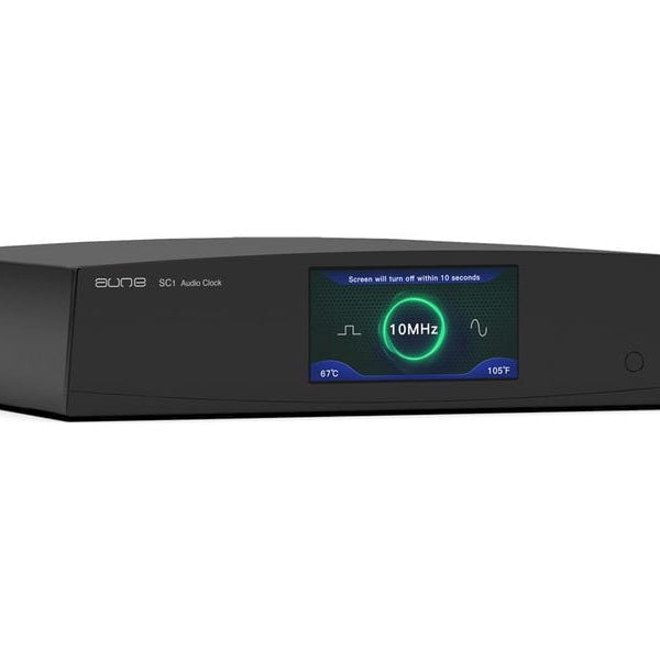 Aune SC1 EVO Hochpräzise 10 MHz Masterclock Schwarz