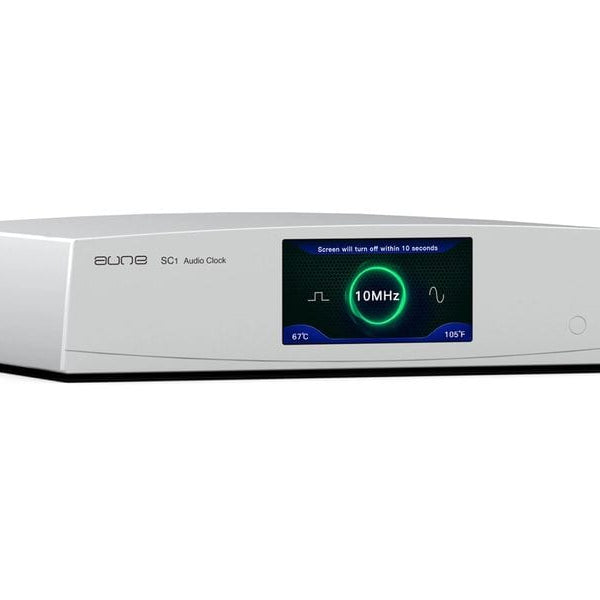 Aune SC1 EVO Hochpräzise 10 MHz Masterclock Silber