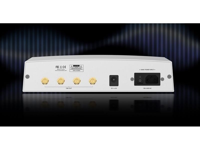 Aune SC1 EVO Hochpräzise 10 MHz Masterclock Silber