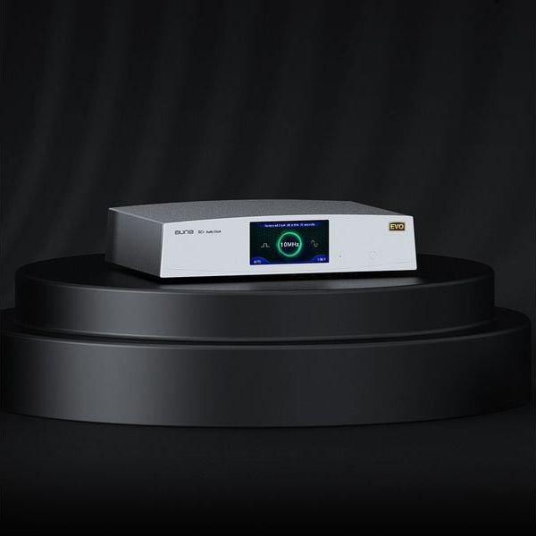 Aune SC1 EVO Hochpräzise 10 MHz Masterclock Silber