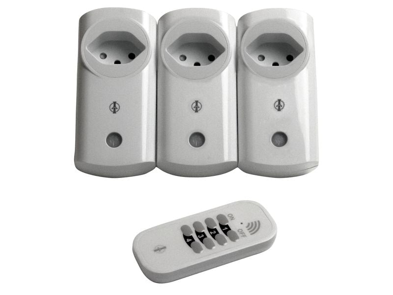 Intertechno ITI-3 Power Funksteckdosen Weiss