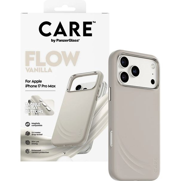 CARE Back Cover Feature Flow MagSafe iPhone 17 Pro Max Vanilla