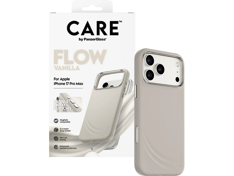 CARE Back Cover Feature Flow MagSafe iPhone 17 Pro Max Vanilla