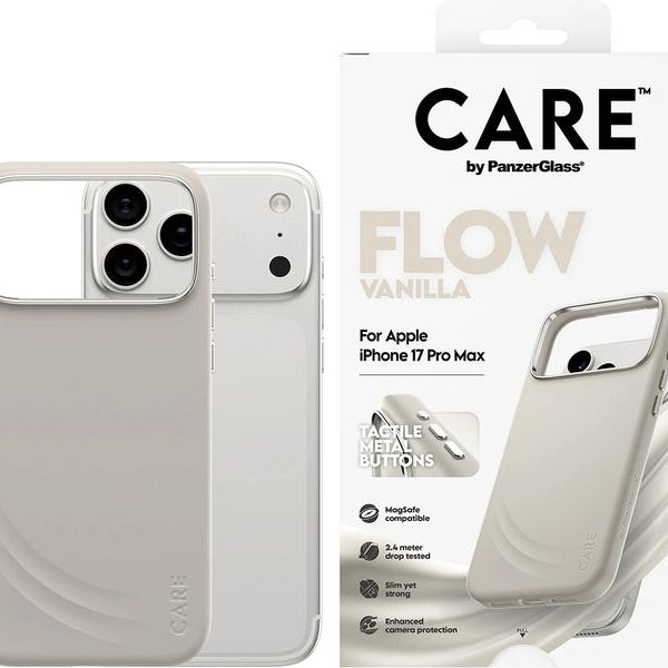 CARE Back Cover Feature Flow MagSafe iPhone 17 Pro Max Vanilla