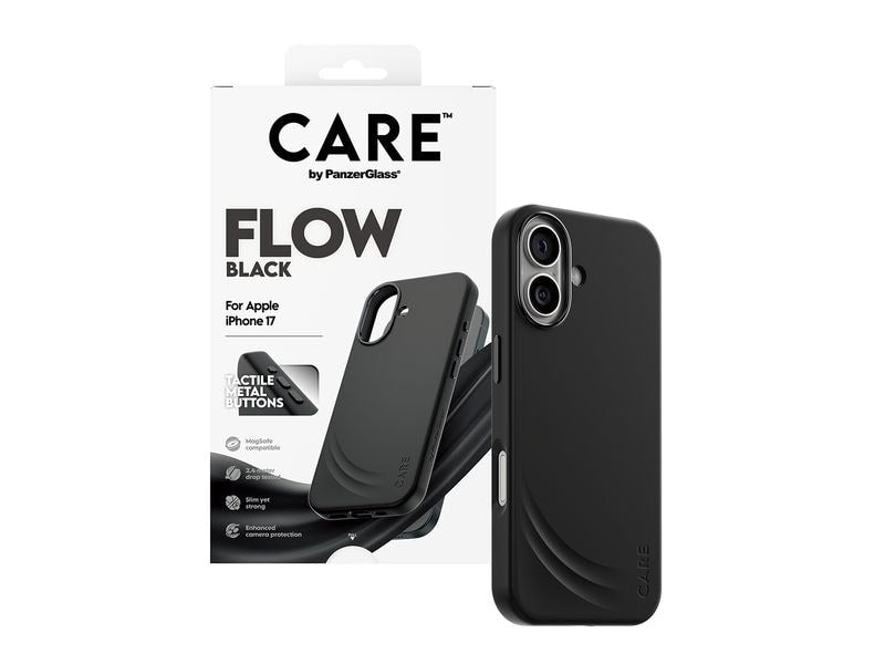 CARE Back Cover Feature Flow MagSafe iPhone 17 Black