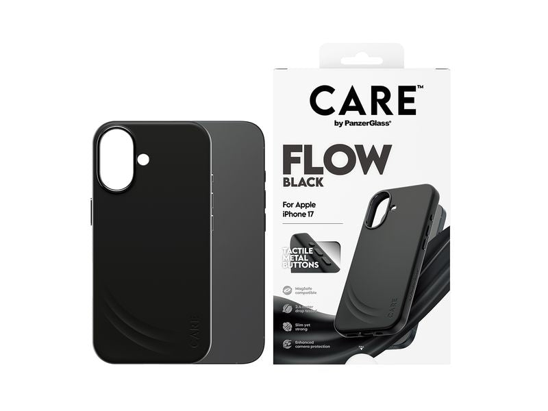 CARE Back Cover Feature Flow MagSafe iPhone 17 Black