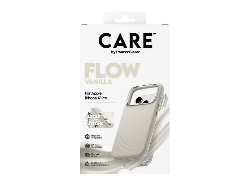CARE Back Cover Feature Flow MagSafe iPhone 17 Pro Vanilla