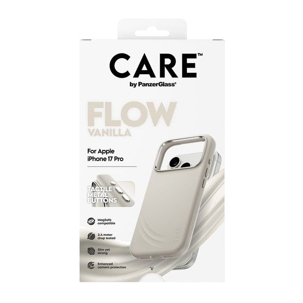 CARE Back Cover Feature Flow MagSafe iPhone 17 Pro Vanilla
