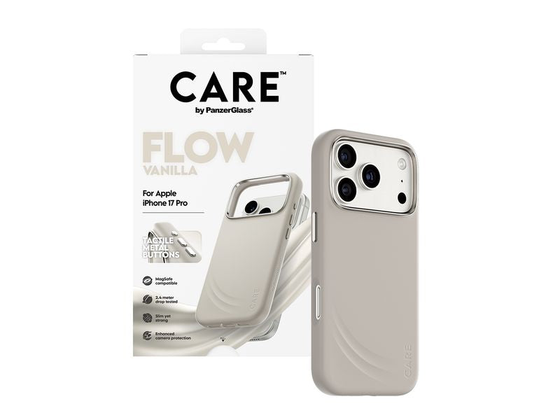 CARE Back Cover Feature Flow MagSafe iPhone 17 Pro Vanilla