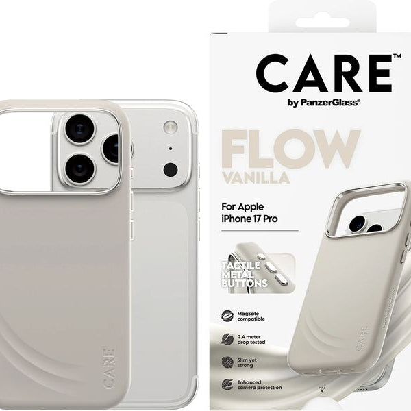 CARE Back Cover Feature Flow MagSafe iPhone 17 Pro Vanilla