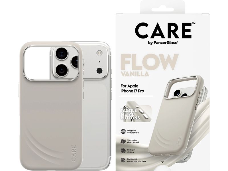 CARE Back Cover Feature Flow MagSafe iPhone 17 Pro Vanilla