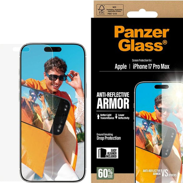 Panzerglass Displayschutz Anti-Reflective Armor iPhone 17 Pro Max