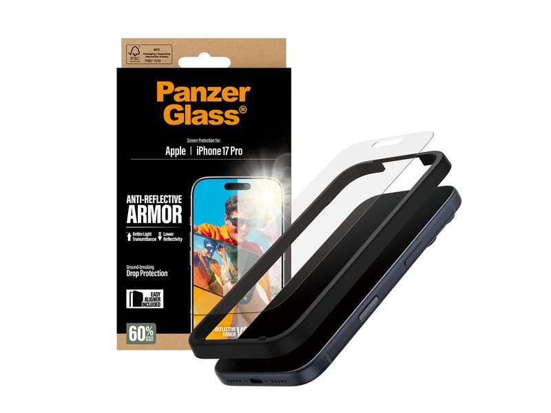 Panzerglass Displayschutz Anti-Reflective Armor iPhone 17 Pro