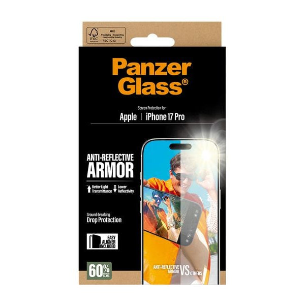 Panzerglass Displayschutz Anti-Reflective Armor iPhone 17 Pro