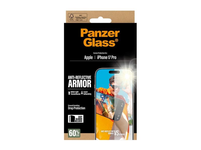 Panzerglass Displayschutz Anti-Reflective Armor iPhone 17 Pro