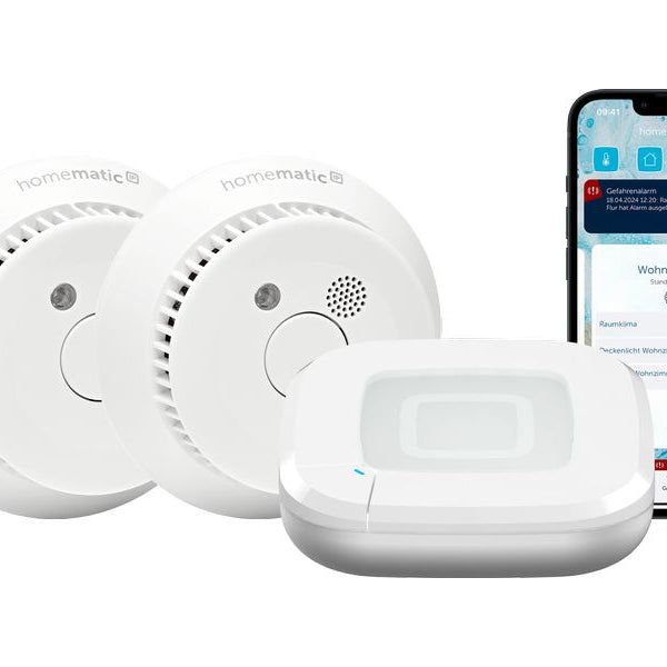 Homematic IP Funk-Rauchmelder 2x Rauchmelder, Access Point 2