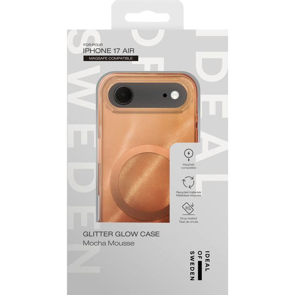 Ideal of Sweden Back Cover Clear Case MagSafe iPhone 17 Air Mocha Mousse