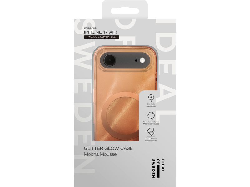 Ideal of Sweden Back Cover Clear Case MagSafe iPhone 17 Air Mocha Mousse
