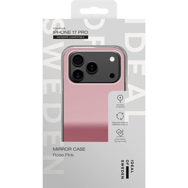Ideal of Sweden Back Cover Mirror MagSafe iPhone 17 Pro Rose