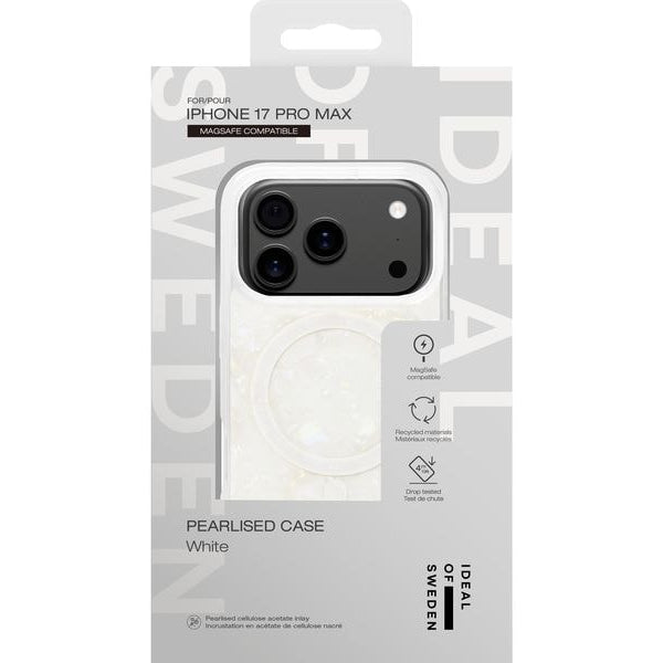Ideal of Sweden Back Cover Pearlised Case iPhone 17 Pro Max White