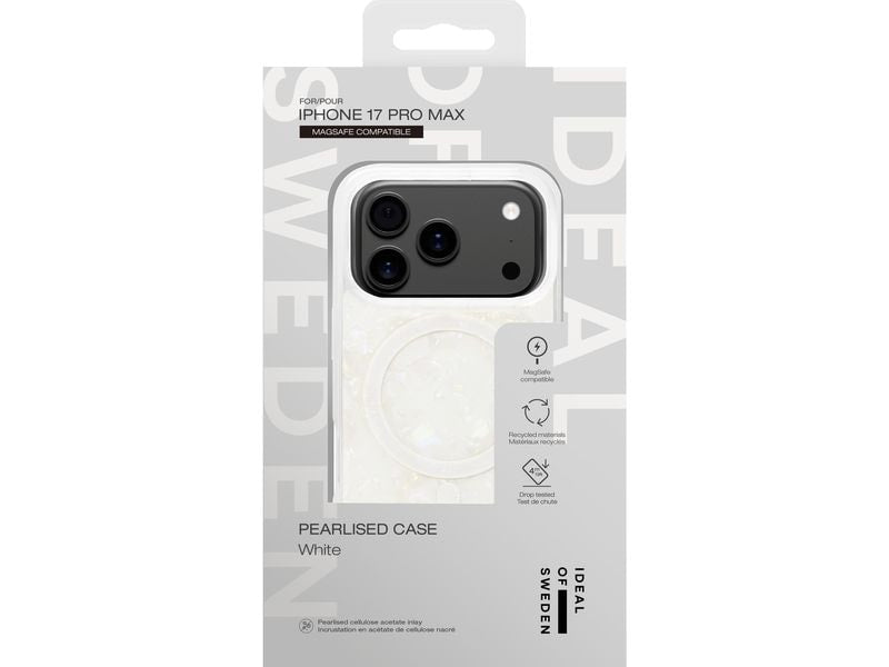 Ideal of Sweden Back Cover Pearlised Case iPhone 17 Pro Max White