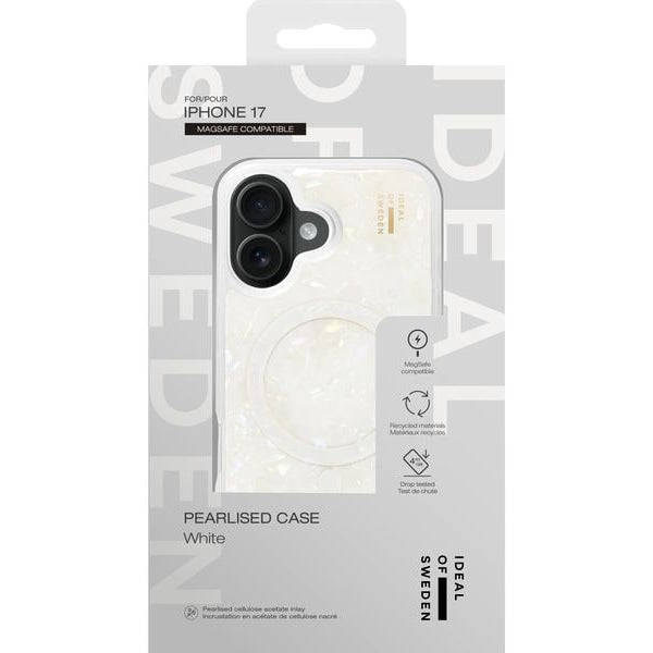 Ideal of Sweden Back Cover Pearlised Case iPhone 17 White