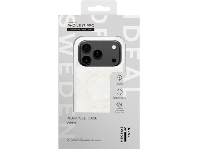 Ideal of Sweden Back Cover Pearlised Case iPhone 17 Pro White
