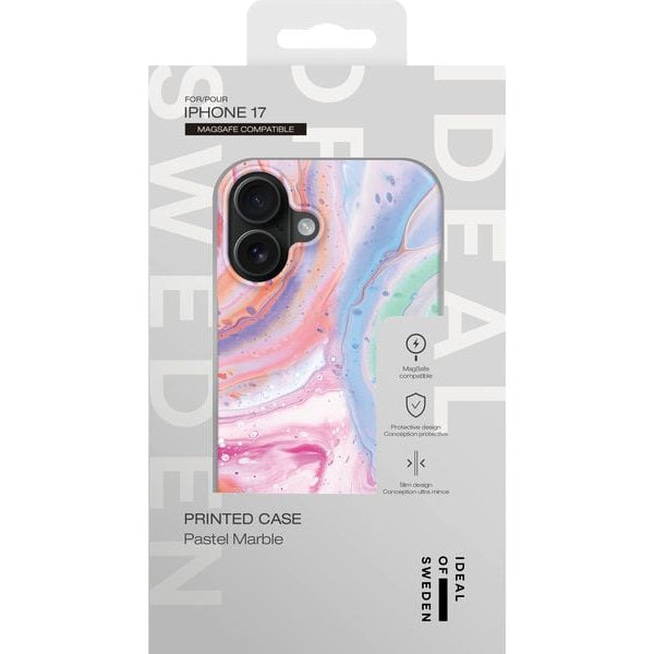 Ideal of Sweden Back Cover Printed Case MagSafe Pastel Marble iPhone 17