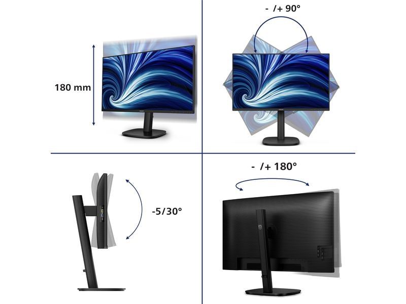 Philips 24" 24B2U3301D/00, 1920 x 1200, 100 Hz