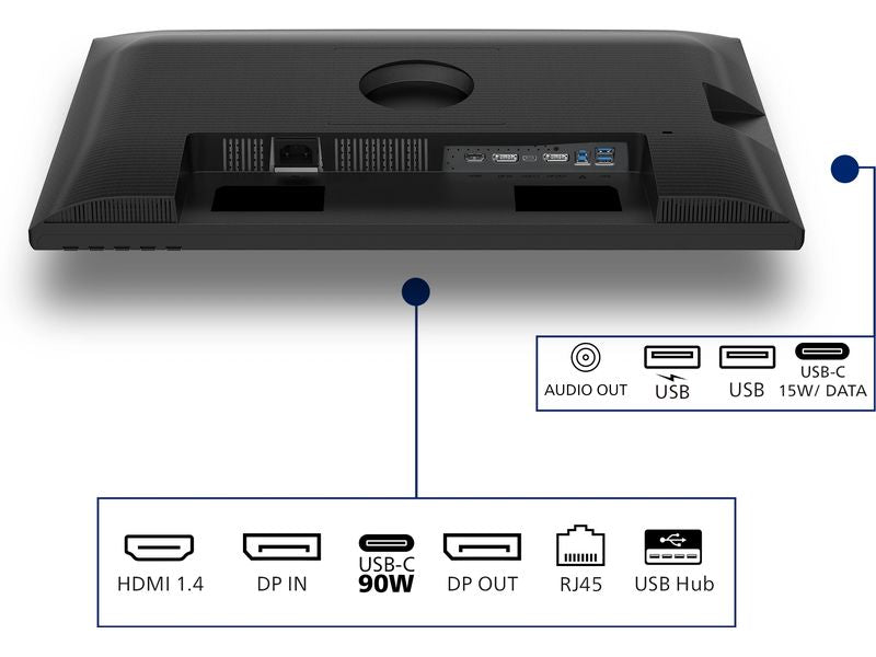 Philips 24" 24B2U3301D/00, 1920 x 1200, 100 Hz