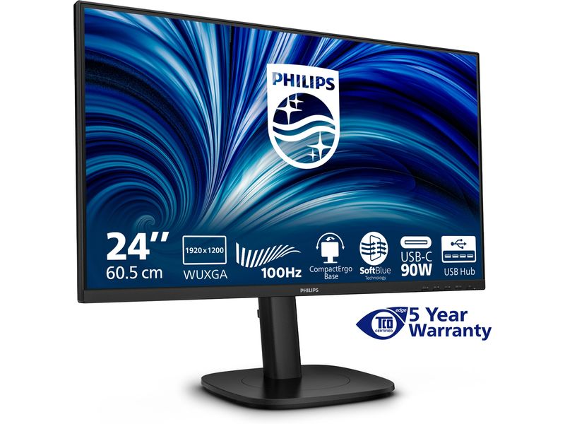 Philips 24" 24B2U3301D/00, 1920 x 1200, 100 Hz