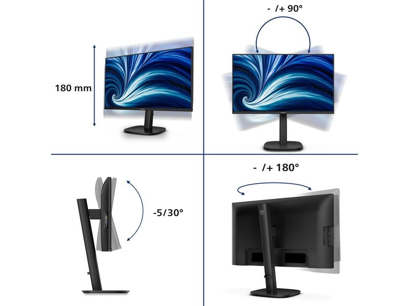 Philips 24" 24B2N3200D/00, 1920 x 1200, 100 Hz