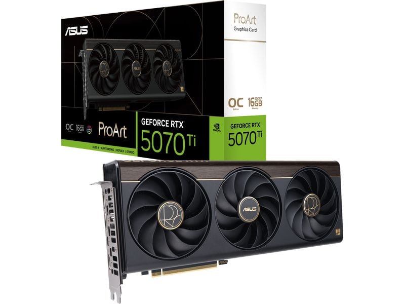 ASUS Grafikkarte ProArt GeForce RTX 5070 Ti OC Edition 16GB