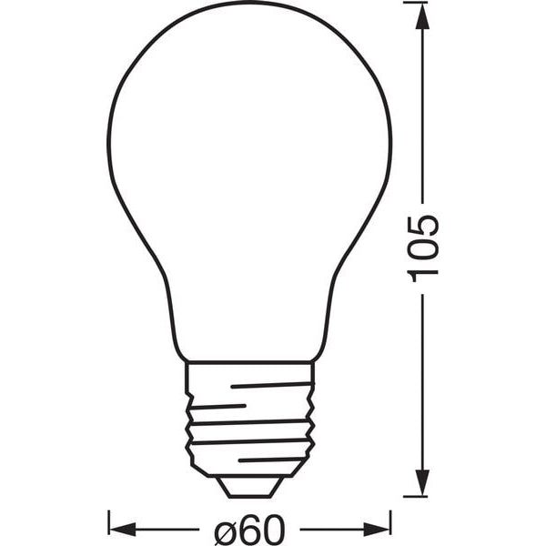 OSRAM Leuchtmittel A53 SMART+ WiFi, E27, 6 W, WW
