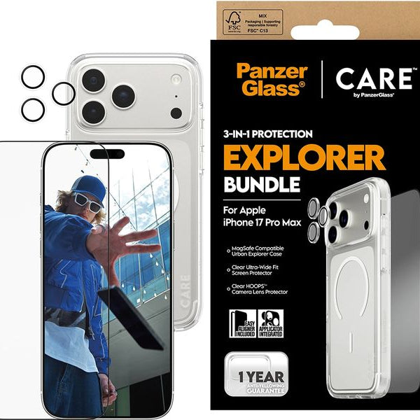 CARE Displayschutz 3-in-1 Flagship Combat iPhone 17 Pro Max