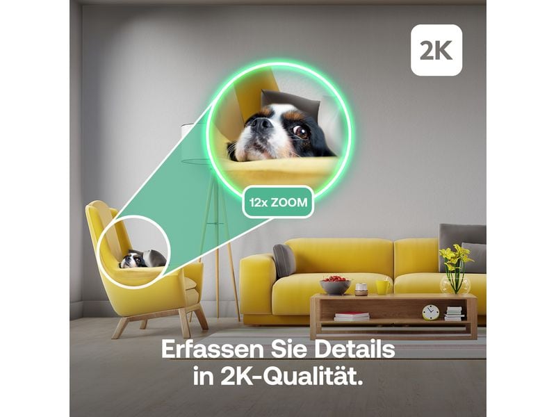 Arlo Essential 3 2K PTZ Innen (2er Set)