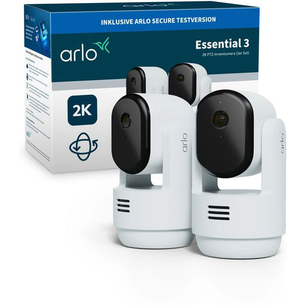 Arlo Essential 3 2K PTZ Innen (2er Set)