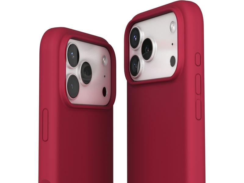 Vonmählen Back Cover Soft Silicone iPhone 17 Pro Dark Red