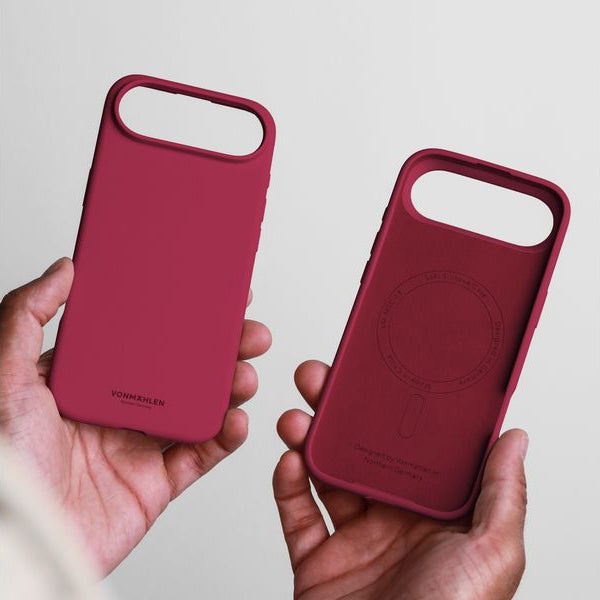 Vonmählen Back Cover Soft Silicone iPhone 17 Air Dark Red