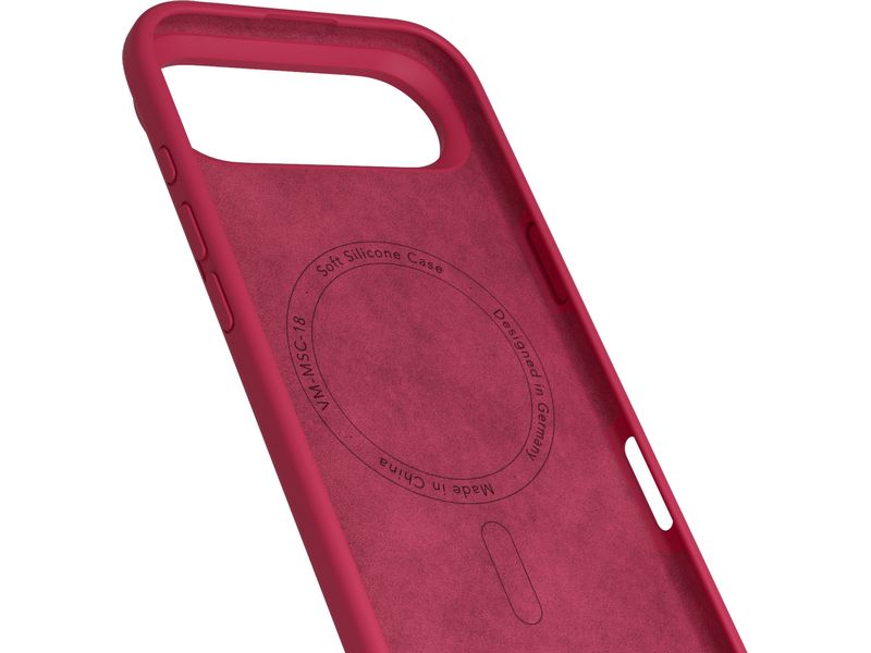 Vonmählen Back Cover Soft Silicone iPhone 17 Air Dark Red