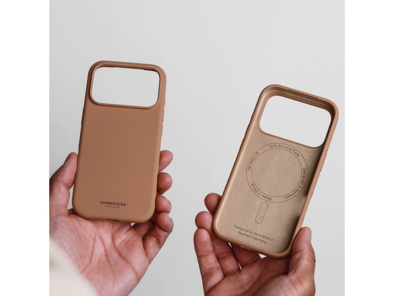 Vonmählen Back Cover Soft Silicone iPhone 17 Pro Dark Cream