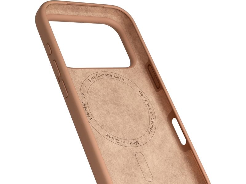 Vonmählen Back Cover Soft Silicone iPhone 17 Pro Dark Cream