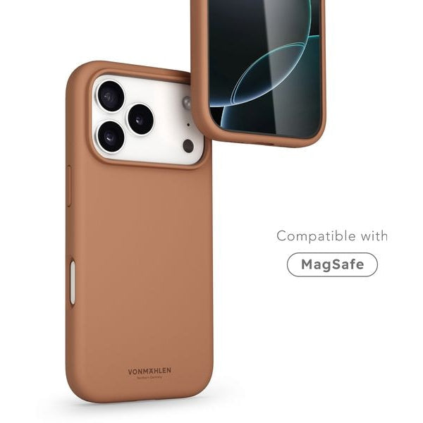 Vonmählen Back Cover Soft Silicone iPhone 17 Pro Dark Cream