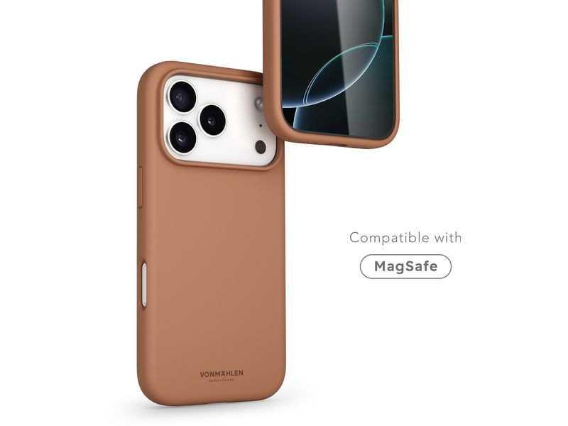 Vonmählen Back Cover Soft Silicone iPhone 17 Pro Dark Cream