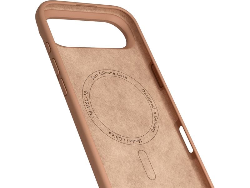 Vonmählen Back Cover Soft Silicone iPhone 17 Air Dark Cream